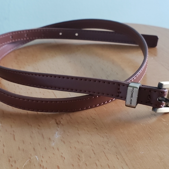 Michael Kors Brown Leather Belt - Picture 4 of 5